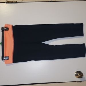 No Name Sz S Neon Orange Top Capri Pants